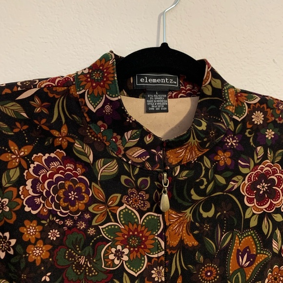 Vintage retro floral jacket - Picture 2 of 3